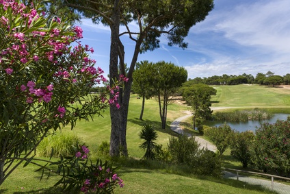 A Landscape of a golf course in Vilamoura, Portugal